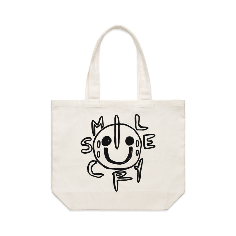 SMILECRY MONO LOGO TOTE Thumbnail
